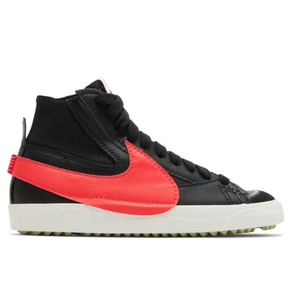 Nike Men’s BLAZER MID '77 JUMBO
BLACK/BRIGHT CRIMSON-SAIL
Sneakers 
DD3111 001 - Picture 2 of 16
